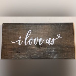 Beautiful wooden sign